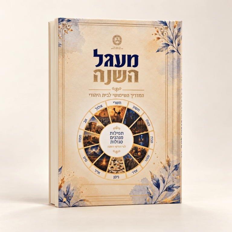מעגל השנה - המדריך השימושי לבית היהודי!