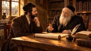 שיחת שידוך בחדר הלימוד – השידוך של הבעל שם טוב הקדוש